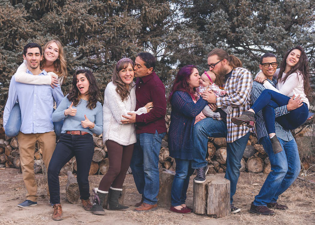 Dealing With Deep Sadness During The Holidays Group Photo of Happy People on a Holiday